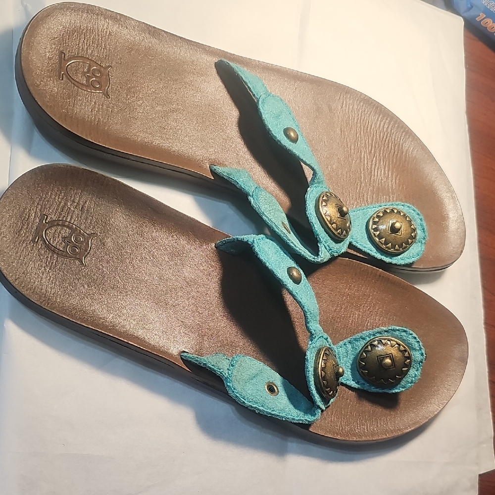 Women's Turquoise Sandals
